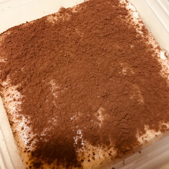 生クリームなし!ふわとろティラミス風